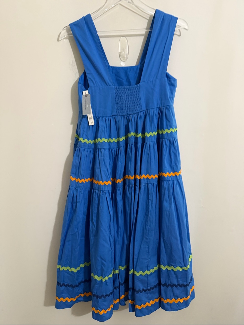 Anthropologie The Helena Square Neck Tiered Midi Dress NWT! - Picture 8 of 16